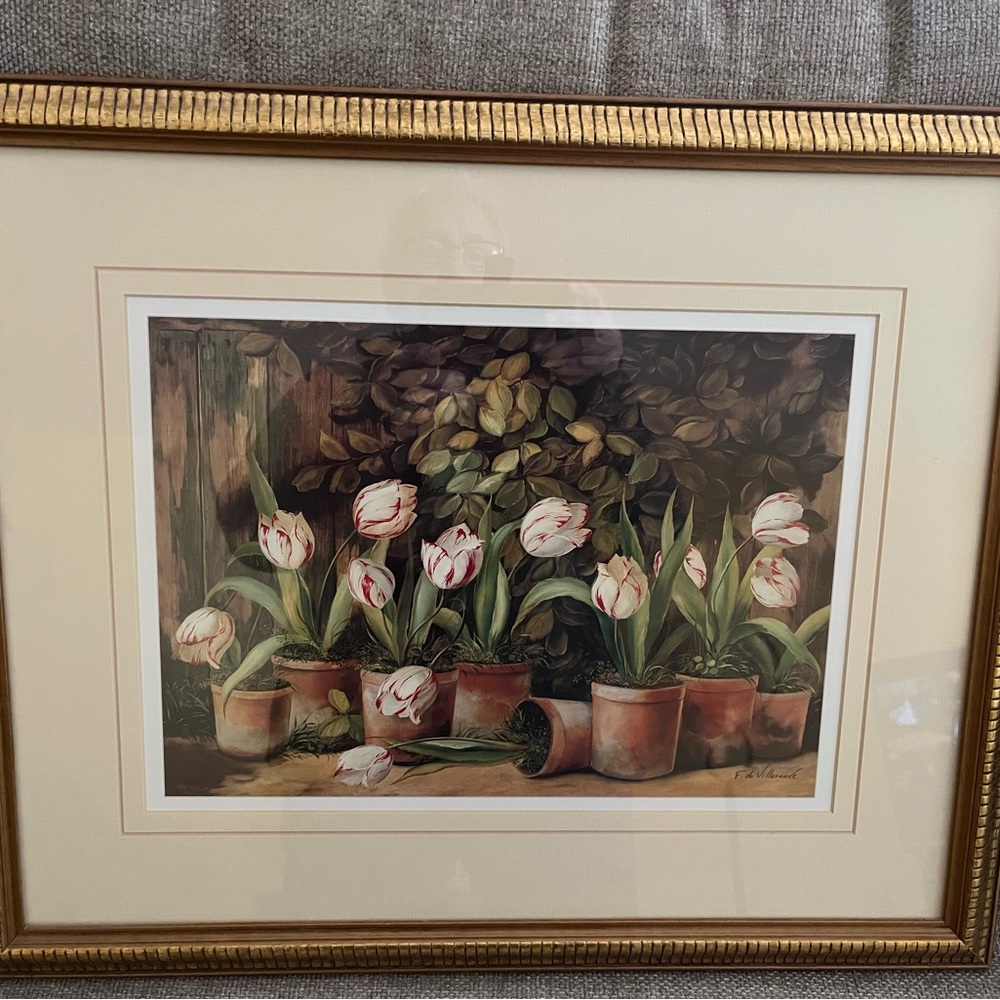 Art framed piece by Fabrice deVilleneuve